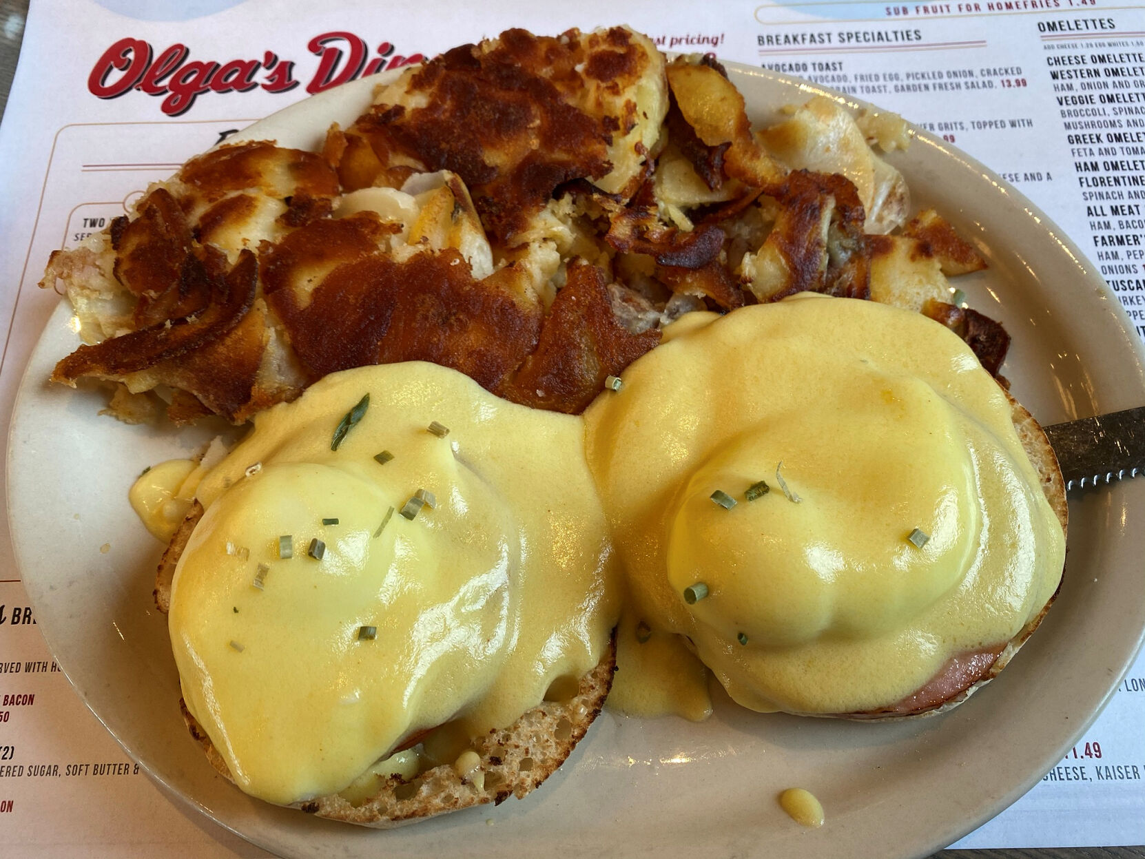 OLGAS EGGS BENEDICT